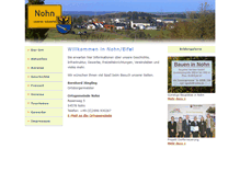 Tablet Screenshot of nohn-eifel.de